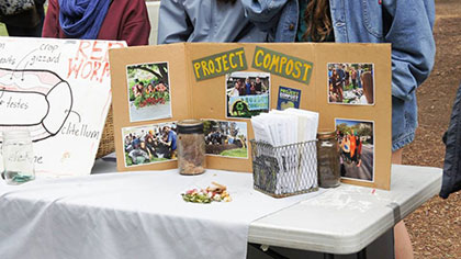 Photo of a project display.