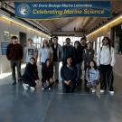 Group photo of students at the UC Davis Bodega Marine Laboratory.